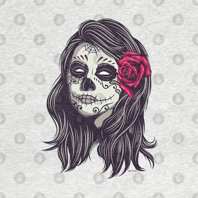 La Catrina - Dia De Los Muertos by IconicTee